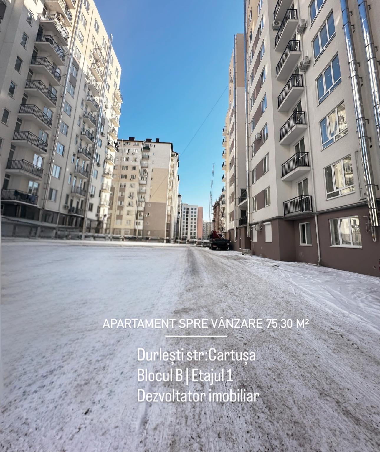 Apartament spre vânzare – 75,30 m²